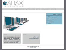 Tablet Screenshot of abaxasesores.com